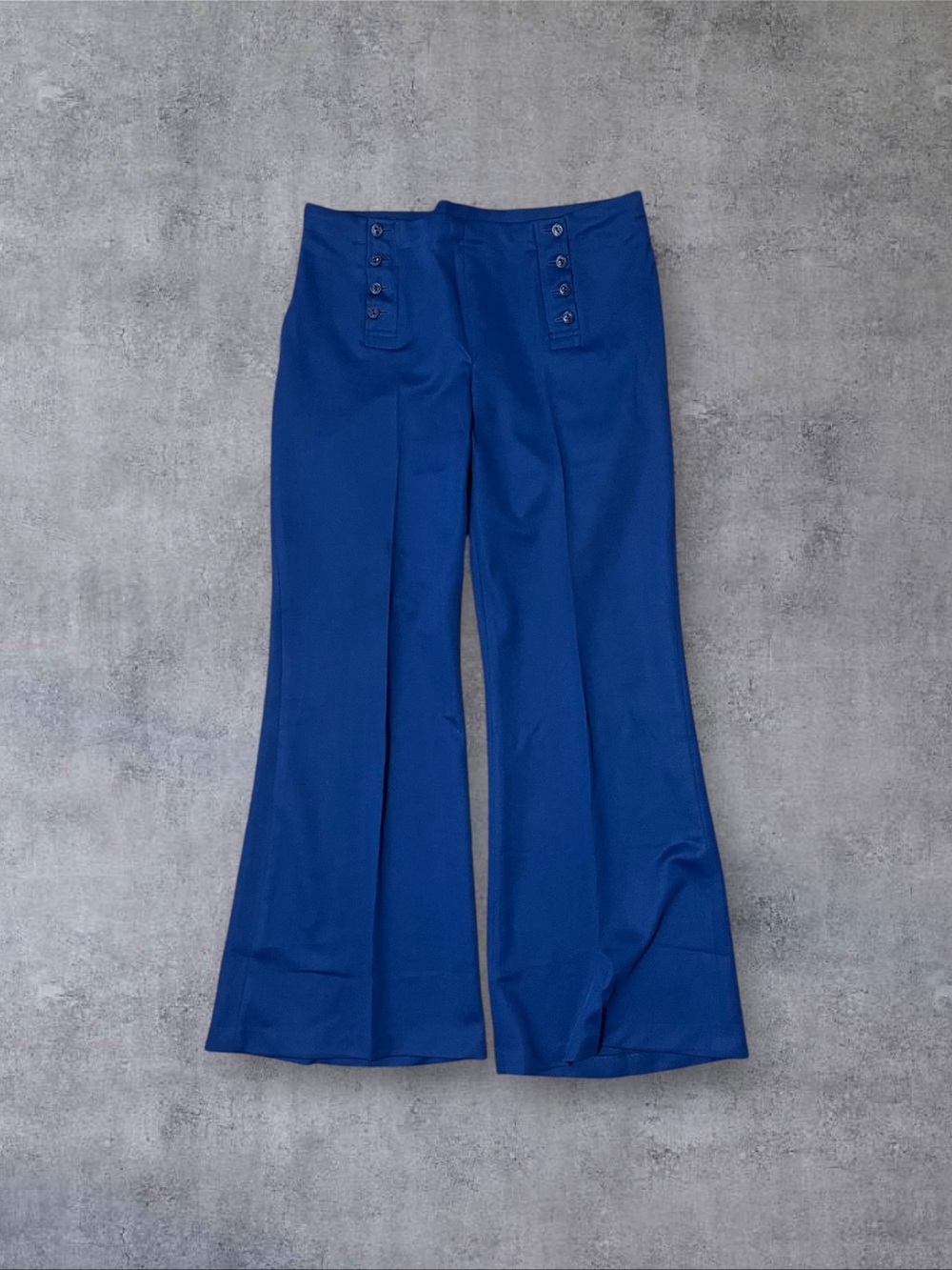 Vintage 60s Styled by Unzarra Sz 15 Navy Sailor Pants